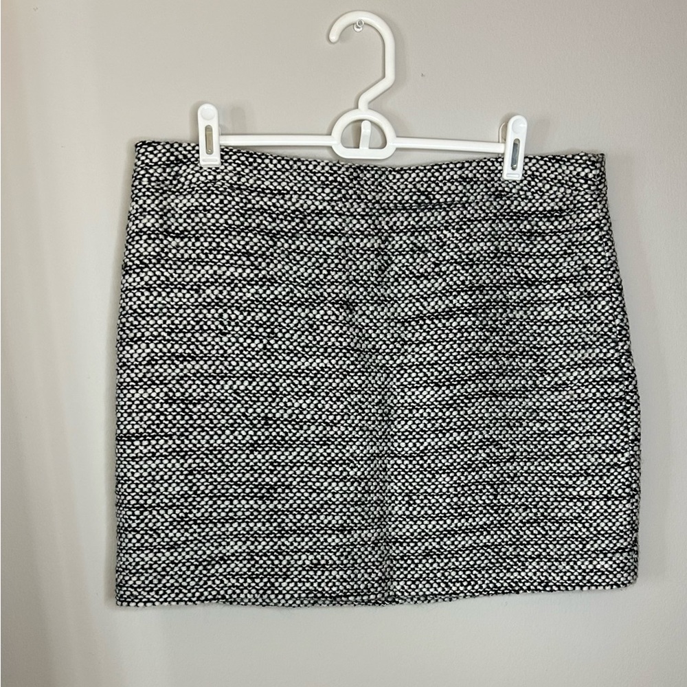 J. Crew Wool Blend Tweed Mini Skirt